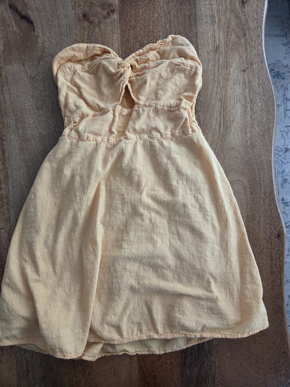 Strapless Peach Sundress